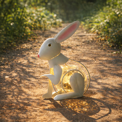Metal Rabbits Statues & Sculptures You'll Love | Wayfair